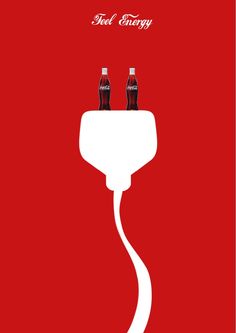 two bottles are plugged into a charger with the word red energy on it