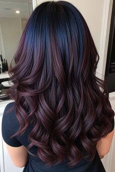 Spring Hair Color, Red Highlights, Long Dark Hair, Hair Color Highlights, Hair Color And Cut, Spring Hairstyles, Haircuts For Long Hair, Fall Hair Color