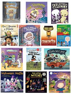 there are many children's books on this page in the book list for halloween