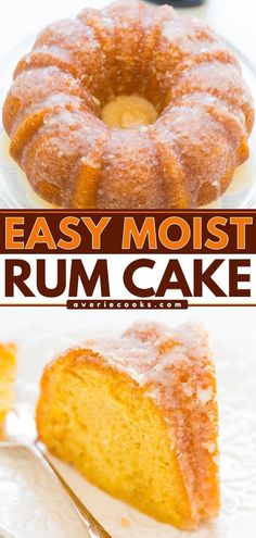 Rum Cake, thanksgiving desserts, cakes Box Rum Cake Recipes, Fall Bundt Cake Recipes From Mix Boxes, Boxed Rum Cake Recipe, Best Dessert Recipes Ever Easy, Rum Cake Loaf, Rum Cake From Box Cake Easy, Best Cakes For Thanksgiving, Christmas Bundt Cake Recipes From Mix Boxes, Rum Cake Using Box Cake