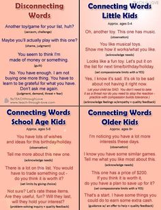 three different types of words that are in the same language, one is for children