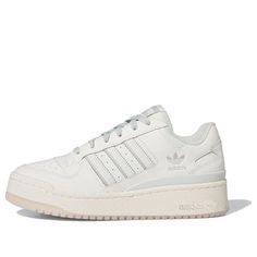 (WMNS) adidas Forum Bold Stripes 'White Wonder Silver' IG3973 Adidas Forum Bold, Adidas Forum, Bold Stripes, Stylish Sneakers, Adidas Originals, Perfect Pair, Your Perfect, Stripes, Adidas