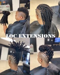 Loc Styles Undercut, Mohawk Dreads Women, Mohawk Shaved Sides, Instant Dreads, Mohawk Dreads, Mohawk Cut, Long Locs