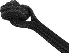 a black rope on a white background with no image to describe, this is an illustration