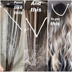 Cabelo Ombre Hair, Diy Hair Color, Highlights Blonde, Balayage Blonde