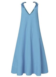 ROTSY DRESS V-Neck Ankle-Length Straps With pockets Cotton/polyester mix SIZE BUST WAIST LENGTH S cm 91 97 128 inches 35.8 38.2 50.4 M cm 96 102 130 inches 37.8 40.2 51.2 L cm 101 107 132 inches 39.8 42.1 52 XL cm 106 112 134 inches 41.7 44.1 52.8 2XL cm 111 117 136 inches 43.7 46.1 53.5 3XL cm 116 122 138 inches 45.7 48 54.3 4XL cm 121 127 140 inches 47.6 50 55.1 5XL cm 126 132 142 inches 49.6 52 55.9 CARE INSTRUCTIONS: Don't Bleach. Don't dry clean. Don't iron. for better washing results use h Sukienki Plus Size, Long Sundress, Office Holiday, Casual Wedding, Crop Top Blouse, Evening Party Dress, Dress Plus Size, Belleza Natural, Ankle Length