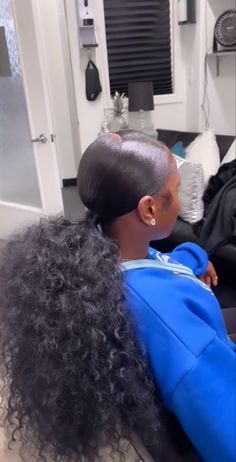 Cute Ponytail Hairstyles, Slick Ponytail, Slicked Back Ponytail, Weave Ponytail Hairstyles, Sleek Ponytail Hairstyles, Birthday Hairstyles, Black Ponytail Hairstyles, Quick Natural Hair Styles, Cute Braided Hairstyles