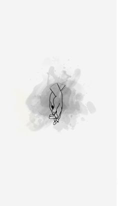 a drawing of a hand reaching for something