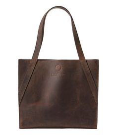 Stonington Full-Grain Leather Tote | Tote Bags at L.L.Bean Medium Leather Shoulder Bag With Top Carry Handle, Leather Medium Satchel With Top Carry Handle, Medium Leather Satchel, Classic Medium Leather Bag, Large Leather Satchel With Leather Handles, Oiled Leather Tote Bag With Leather Lining, Medium Leather Bag With Leather Handles, Classic Bags In Textured Oiled Leather, Large Leather Modern Satchel