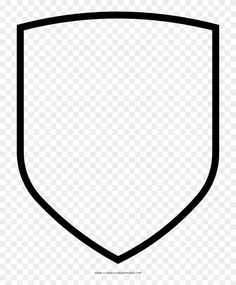 a black and white shield on a transparent background, with no background clippings