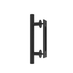 Modern design and elegant style that match most of home decoration and multiple use for many kind of doors. Simple installation is designed to fit on standard pre-drilled doors. This handle can be used for left or right-handed applications. Clihome Hardware Black Universal Interior/Exterior Hall/Closet Passage Door Handle | X002A68QBX-LTC Barn Door Handle, Door Inside, Barn Style Sliding Doors, Steel Barns, Barn Door Handles, Hall Closet, Door Handle Sets, Sliding Door Hardware, Aluminium Doors