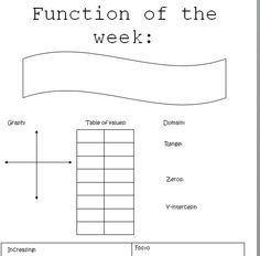 the function of the week worksheet is shown in black and white, with an arrow