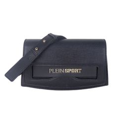 Plein Sport Black Polyethylene Women Crossbody Women's Bag High Heel Stiefel, Women Crossbody Bag, Stylish Shoulder Bag, Black Accessories, Sport Chic, Black Crossbody, Leather Silver, Black Cross Body Bag, Satchel Bags