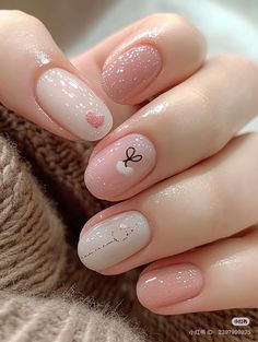 Pink Pastel Nails, Painted Acrylic Nails, Make Up Inspo, Nail Beauty, Nail Nail, Dipped Nails, Nail Paint, Cosmetology, Nails Design