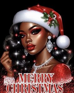 Merry Christmas Black Woman, Beautiful Merry Christmas Images, Merry Christmas Wallpaper Cute, Black People Christmas, Christmas Scene Drawing, Black Afro Girl, Pillow Png, Journal Png, God Angels