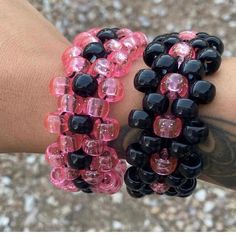 Pony Bead Projects, 10 Flowers, Kandi Patterns, Kandi Bracelets