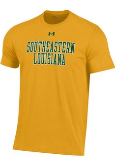 a yellow t - shirt with the word, southern lousiana on it's chest