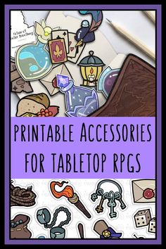 printable trip props for kids to use in the classroom or at home with their teacher