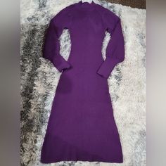 All I Can Say Is That This Dress Is So Gorgeous! Brand Is In The Photos. Size Is A Small Color Is Purple. Please Refer To Photos For Condition And Measurements For This Is Part Of The Description. I Know It Is Still Summer, But You Can't Miss This One , It Is Gorgeous! Perfect For Winter! All Sales Are Final No Returns. Thank You For Visiting! #675 Purple Midi Dress For Winter, Chic Purple Midi Dress For Winter, Chic Purple Winter Midi Dress, Purple Long Dress For Winter, Long Purple Dress For Winter, Fitted Long Purple Maxi Dress, Long Fitted Purple Dress, Long Slip Dress, Free People Mini Dress