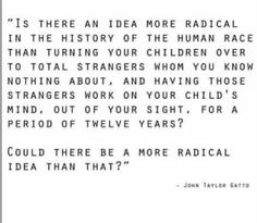 an old black and white photo with the words, it's there an idea more radical