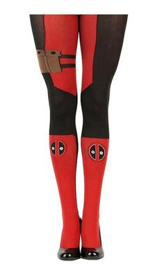 These women's sheer tights feature costume inspired designs of your favorite superhero! 50% Nylon, 10% Spandex, 40% Polyester are one size fits most. Officially licensed. Puzzle Shop, Marvel Deadpool, Sheer Tights, Disney Merchandise, Peter Pan, Deadpool, Pop Culture, Tights, Favorite Movies