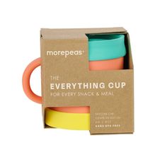 the everything cup is in its packaging