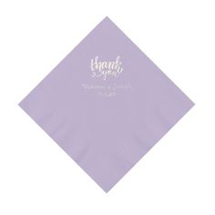 a purple napkin with the words love laughter on it