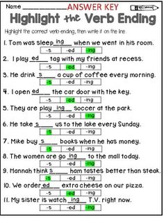 an english worksheet with words and pictures on it