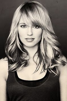 Medium length hair with bangs Dianna Agron, Side Bangs, Short Hairstyle, Hair Dos, Gorgeous Hair, Hair Day