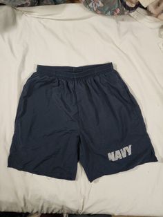 Check out Authentic U.S. Navy Shorts by Soffe Medium Lined Blue Running Athletic Navy Logo, the latest item I added on eBay! #eBay #eBaySeller Navy Casual Athletic Shorts For Gym, Casual Navy Athletic Shorts For Gym, Navy Casual Workout Athletic Shorts, Navy Casual Athletic Shorts With Pockets, Logo Theme, Navy Logo, U S Navy, M J, Active Wear Shorts