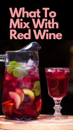 What To Mix With Red Wine Red Wine Drink Recipes, Cocktails With Red Wine, Red Wine Mixed Drinks, Red Wine Punch Recipes, Red Wine Mixed Drinks Recipes, Red Wine Drinks Cocktails, Merlot Cocktails, Red Wine Cocktail Recipes, Wine Drinks Recipes