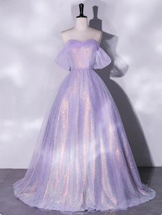 Shiny Off Shoulder Purple Long Prom Dresses, Off the Shoulder Formal D – Shiny Party Prom Dress Off Shoulder, Purple Dresses Formal, Mitzvah Dresses, Gaun Abad Pertengahan, Prom Dresses Off The Shoulder, Sequin Ball Gown, Purple Evening Dress, Off Shoulder Evening Dress, Purple Prom