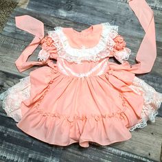 Little Girls Vintage Frilly Dress Size 6 Beautiful Dress! Quick Shipper, Trusted Seller! Frilly Dress, Frilly Dresses, Outfit Design, Clothing Ideas, Character Outfits, Beautiful Dress, Kids' Dresses, Design Inspo, Kids Dress