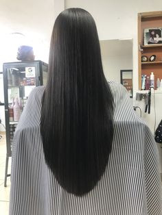 Long Straight Black Hair With Layers, Deep U Shape Haircut, Deep U Haircut Long Hair, U Shape Haircut Long Straight Hair, Deep U Cut Haircut, Deep U Haircut, U Cut Hairstyle Long Hair, Thick Hair Straight, U Cut Hairstyle