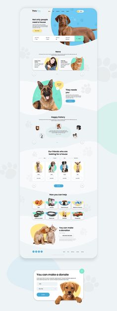 an image of a dog shop website