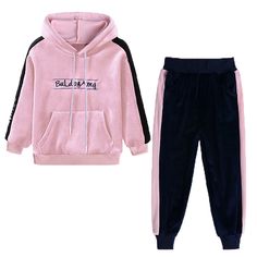 Sportswear for Kids Style: Korean Set type: pants suit suitable season: spring, autumn 1. Asian sizes are 1 to 2 sizes smaller than European and American people. Choose the larger size if your size between two sizes. Please allow 2-3cm differences due to manual measurement. 2. Please check the size chart carefully before you buy the item, if you don't know how to choose size, please contact our customer service. 3.As you know, the different computers display colors differently, the color of the Mode Purple, Kids Sportswear, Clothes Autumn, Mode Costume, Autumn Sleeve, Fresh Shoes, Children Clothing, Girls Clothing Sets, Casual Suit