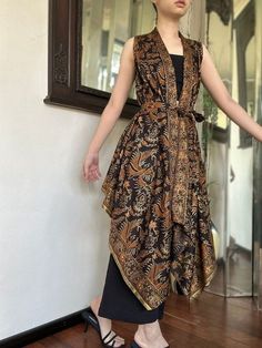 Outer Batik Casual, Dress Batik Modern Fashion Style, Batik Modern Fashion Style, Batik Formal, Cardigan Batik, Dress Batik Modern, Beach Wedding Guest Attire, Batik Outer