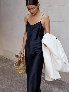 Slip Dress Casual, Grunge Dress, Wear To Work Dress, Mode Boho, Looks Street Style