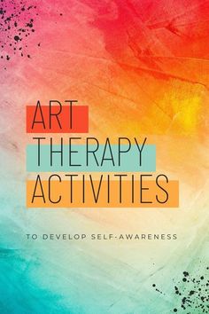 Fantastic activities for self-guided art therapy sessions to increase your self-awareness Group Therapy Activities, Art Therapy Directives, Creative Arts Therapy, Recreation Therapy, Art Therapy Projects, Therapeutic Art, Therapeutic Activities, Art Therapy Activities