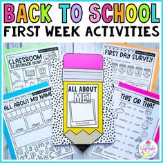 back to school first week activities for students