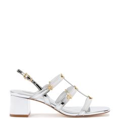 With an out-of-this-world look and feel, chic design details embellish the straps of this major metallic sandal with the most durable—and comfortable—block heel for all day (and night) wear. Block Sandals, Light Sapphire, Metallic Sandals, Gold Sandals, Comfortable Sandals, Tan Suede, Ankle Straps, Block Heels Sandal, Metallic Leather