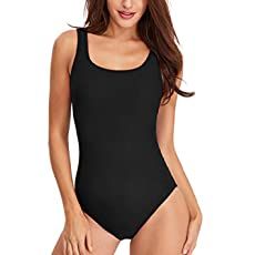 HAIVIDO V Neck One Piece Swimsuits with Ruching Bathing Suits Tummy Control Beach Swimwear for Women Leopard -8 XL: Amazon.ca: Clothing & Accessories Tank Tops Black, Body Suits, Swimwear For Women, Best Swimsuits, Shapewear Bodysuit, Vintage Swimsuits, Women's Shapewear