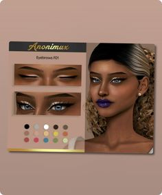 Sims 4 Facial Hair CC: Eyebrows F01 By Anonimux Simmer Sims 4 Facial Hair Cc, Natural Eyebrows, Beautiful Boots