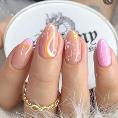 Follow & See more post collection in my pin bio, Thank you. Read more inspo & article at Our website. #nail #nails #naildesign #design #nailart #art #summer #summernail Simple Gel Nails, Girly Acrylic Nails, Short Acrylic Nails Designs, Floral Nails, Fancy Nails, Short Acrylic Nails