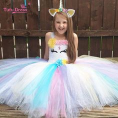 Flower Girls Unicorn Tutu Dress Princess Girls Birthday Party Dress  THE DRESS COMES WITH HEADBAND. * Colour and style  as the pictures * Machine wash inside out,machine wash cold with like colours  This adorable Unicorn dress is perfect for your little girl, whether she wants to be a princess, ballerina, or unicorn, Any! From Halloween to a dance, this dress is great for any occasion. Return Policy 1.Buy with Confidence,all of our Items ALWAYS come with a money back guarantee, if for ANY REASON Unicorn Dress Girls, Unicorn Tutu Dress, Unicorn Halloween Costume, Girls Birthday Party Dress, Cheap Party Dresses, Unicorn Halloween, Unicorn Costume, Unicorn Dress, Kids Crochet