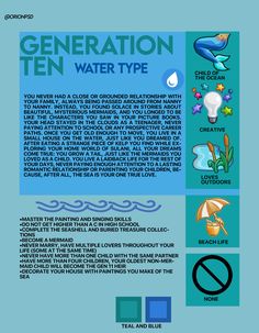 the water type guide for generation ten