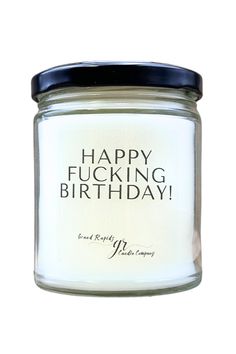 Celebrate birthdays with flair and attitude! Our "Happy F***ing Birthday" candle is the perfect gift for anyone who appreciates bold humor and a touch of sass. Handcrafted with high-quality wax and infused with delightful scents, this candle adds an unapologetic twist to the traditional birthday celebration. Whether you're gifting it to a best friend, family member, or coworker, this statement piece delivers laughs, warmth, and a unique way to light up their special day. This isn’t just a candle Best Friend Family, Clean Linen, Birthday Funny, Funny Candles, Flickering Candles, Candle Companies, Halloween Birthday, Burning Candle, Birthday Celebration