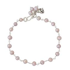 Pink Clear Pearl Bracelet, Cheap Pink Sterling Silver Charm Bracelet, Affordable Pink Nickel-free Bracelets, Affordable Nickel-free Pink Bracelets, Cheap Nickel-free Pink Bracelets, Luxury Pink Pearl Bracelet With Round Beads, Cheap Pink Pearl Bracelet For Wedding, Cheap Pink Beaded Bracelets With Silver Beads, Cheap Cute Pink Pearl Bracelet