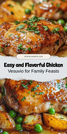 an image of easy and flavorful chicken vesuvo for family feasts