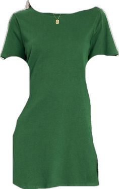 Casual Striped Hem Short Sleeve Dress, Green Cotton Crew Neck T-shirt Dress, Casual Green Short Sleeve T-shirt Dress, Summer T-shirt With Striped Hem And Short Sleeves, Casual Stretch T-shirt Dress With Short Sleeves, Green Short Sleeve T-shirt With Contrast Stripes, Old Navy Women, Toddler Boys, T Shirt Dress